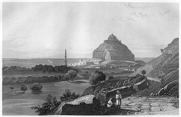 The Fortress of Dowlatabad in the Deccan Plateau, India, c1860
