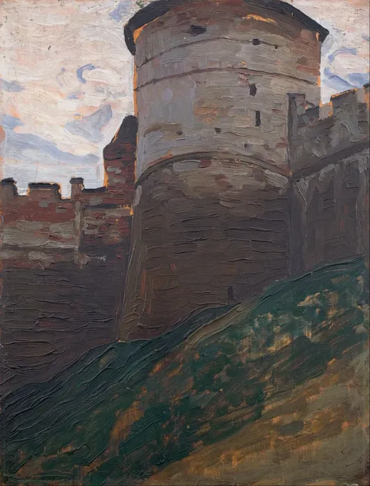 Framed Print : The Fortress Tower. Nizhny Novgorod, 1903. Artist: Roerich, Nicholas (1874-1947) Framed Print : The Fortress Tower. Nizhny Novgorod, 1903. Artist: Roerich, Nicholas (1874-1947)