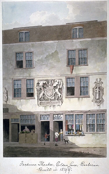 Fortune Theatre, Golden Lane, London, 1811. Artist: George Shepherd