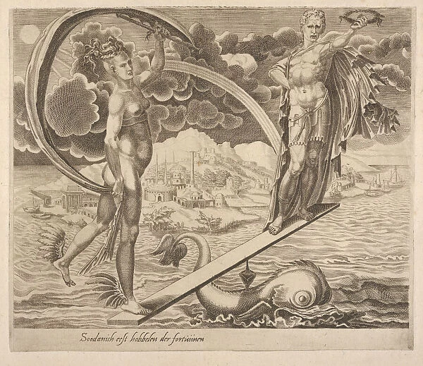 Fortune Using Man as a Plaything from Six Sayings about Fortune, ca. 1560