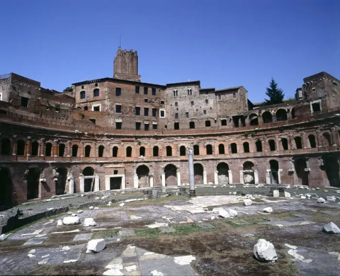 Framed Print : Forum of Trajan with the market and the column, it is part of the Imperial Forums in Rome Framed Print : Forum of Trajan with the market and the column, it is part of the Imperial Forums in Rome