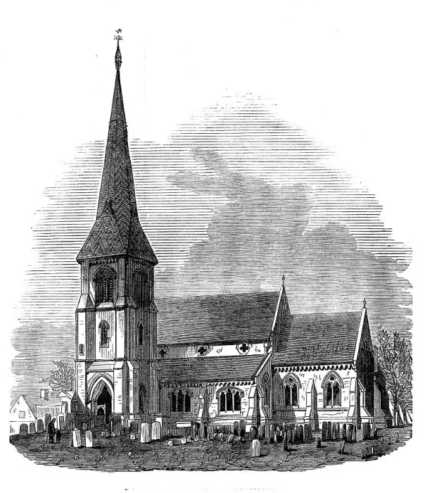 Framed Print : Fosdyke Church, Lincolnshire, 1871. Creator: Unknown Framed Print : Fosdyke Church, Lincolnshire, 1871. Creator: Unknown