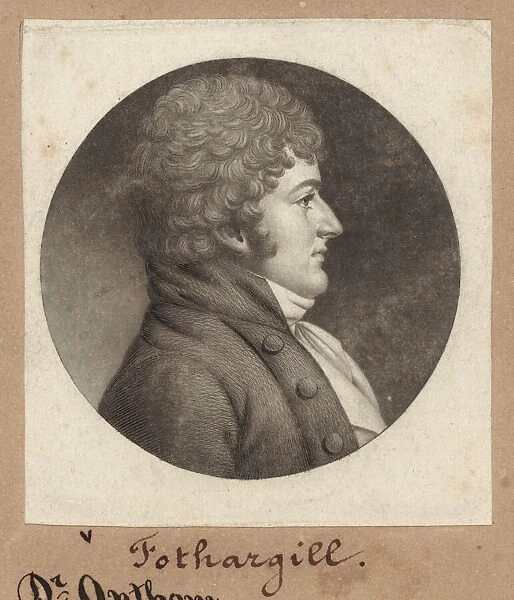 Fothergill, 1802. Creator: Charles Balthazar Julien Fevret de Saint-Memin