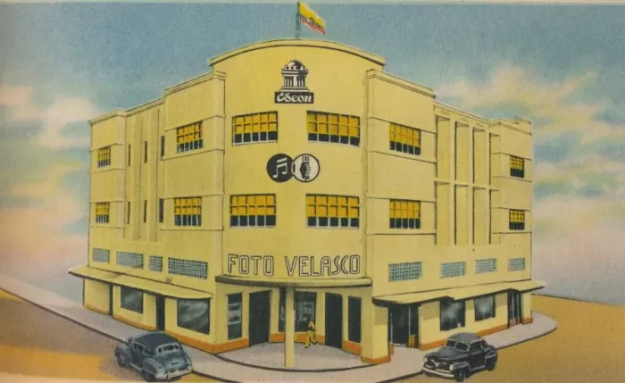 Framed Print : Foto Volasco Building, Barranquilla, c1940s