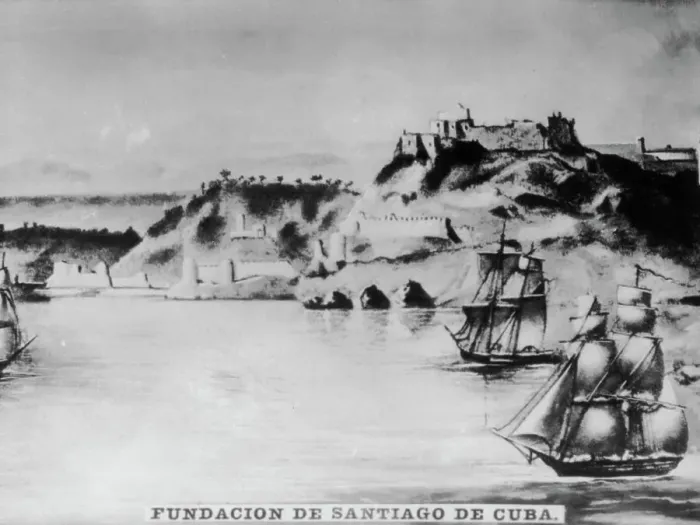 Framed Print : Foundatin of Santiago de Cuba, (1515), 1920s Framed Print : Foundatin of Santiago de Cuba, (1515), 1920s