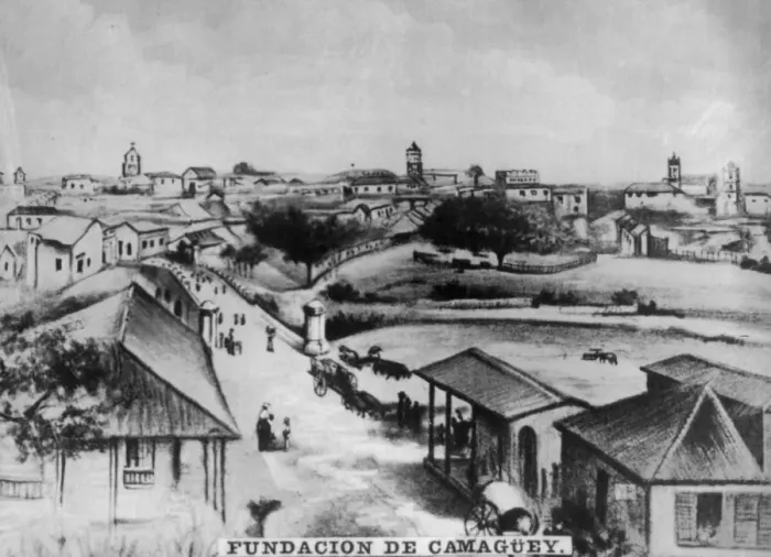 Framed Print : The foundation of Camaguey, Cuba, c1910