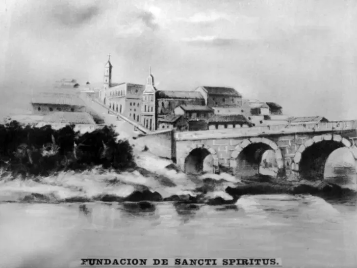 Framed Print : Foundation Sancti-Spiritus, (1550s), 1920s