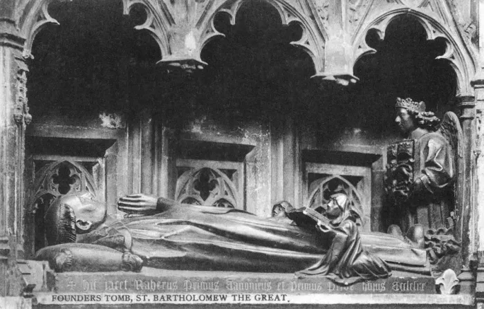 Framed Print : Founders Tomb, St Bartholomew the Great, early 20th century Framed Print : Founders Tomb, St Bartholomew the Great, early 20th century
