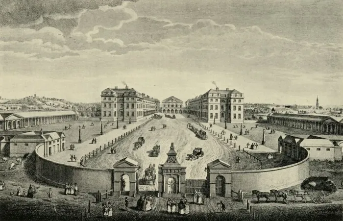 Framed Print : The Foundling Hospital, c1753, (1925). Creator: Unknown Framed Print : The Foundling Hospital, c1753, (1925). Creator: Unknown