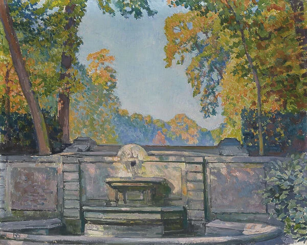 Fountain, ca 1917-1922. Creator: Rysselberghe, Theo van (1862-1926)