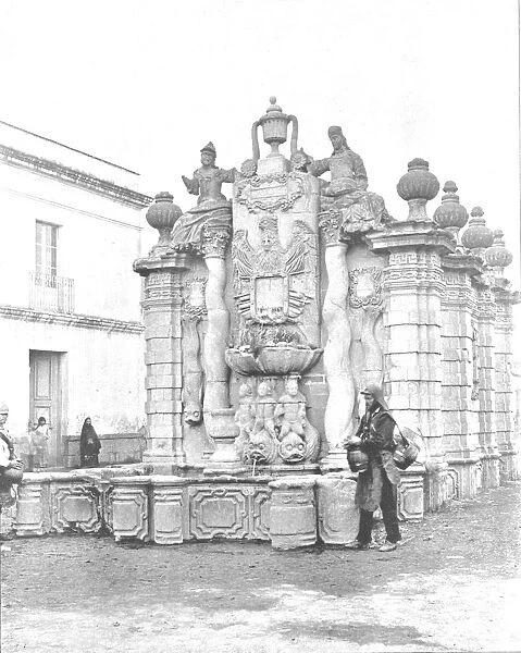 Fountain of the Falling Waters, Mexico City, Mexico, c1900. Creator: Unknown