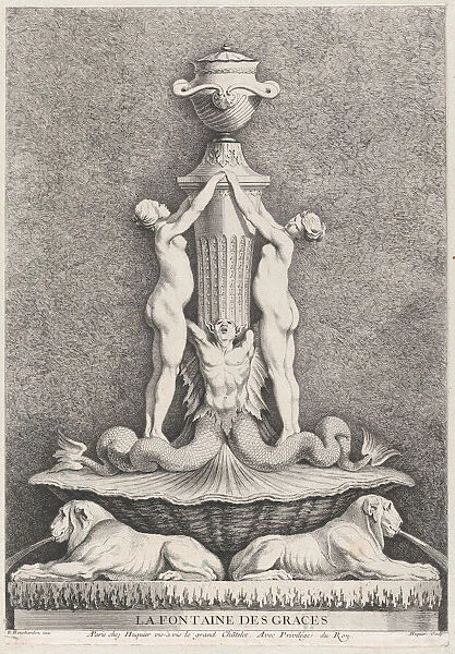 The Fountain of the Graces, 1737. Creator: Gabriel Huquier