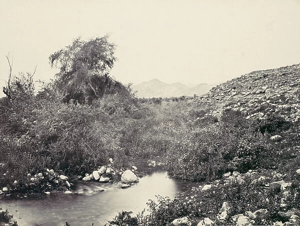 The Fountain of Jerico and Probable Site of the City, ca. 1857. Creator: Francis Frith