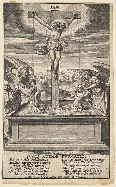 The Fountain of Life, before 1604. Creator: Antonius Wierix