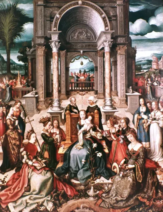 Framed Print : The Fountain of Life, c1517-1543. Artist: Hans Holbein the Younger Framed Print : The Fountain of Life, c1517-1543. Artist: Hans Holbein the Younger