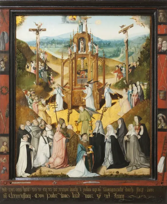Framed Print : The Fountain of Life. Epitaph for Father Clemenssoen, 1511 Framed Print : The Fountain of Life. Epitaph for Father Clemenssoen, 1511