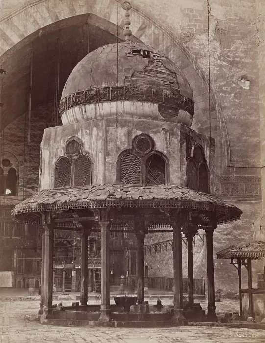 Framed Print : Fountain of the Mosque of Sultan Hassan, Cairo, 19th century. Creator: Pascal Sebah Framed Print : Fountain of the Mosque of Sultan Hassan, Cairo, 19th century. Creator: Pascal Sebah
