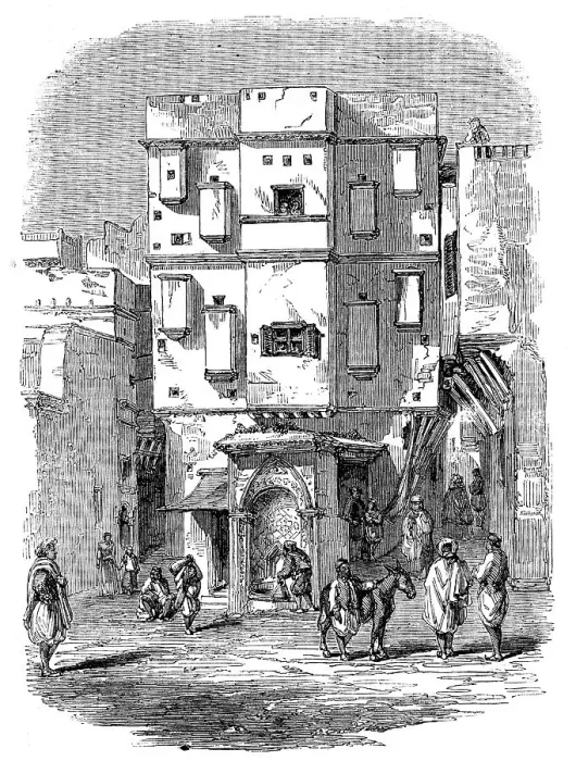 Framed Print : Fountain in Small Square, Algiers, 1858. Creator: Unknown Framed Print : Fountain in Small Square, Algiers, 1858. Creator: Unknown