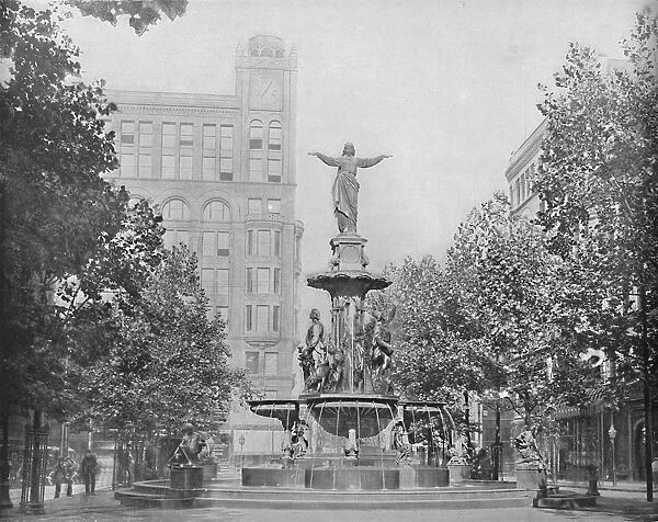 Fountain Square, Cincinnati, Ohio, c1897. Creator: Unknown