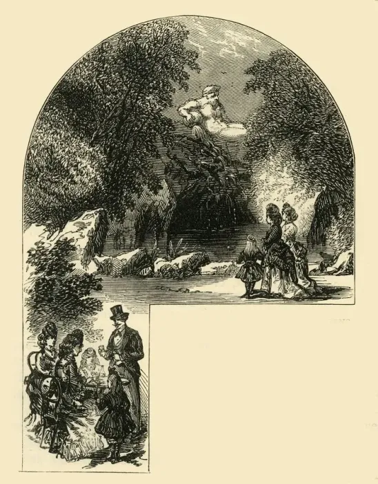 Framed Print : Fountain in the Surrey Gardens, (c1878). Creator: Unknown Framed Print : Fountain in the Surrey Gardens, (c1878). Creator: Unknown