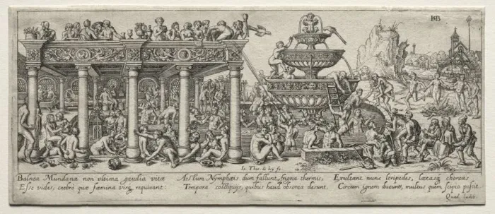 Framed Print : The Fountain of Youth. Creator: Theodor de Bry (Flemish, 1528-1598) Framed Print : The Fountain of Youth. Creator: Theodor de Bry (Flemish, 1528-1598)