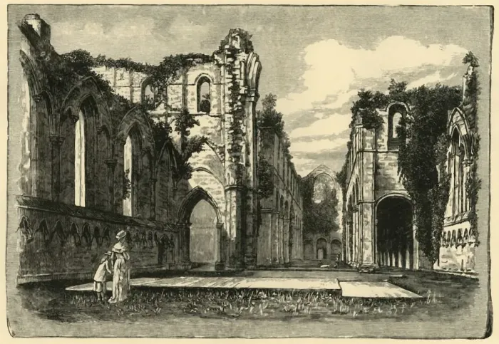 Framed Print : Fountains Abbey, 1898. Creator: Unknown Framed Print : Fountains Abbey, 1898. Creator: Unknown