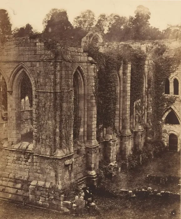 Framed Print : Fountains Abbey. The Refectory and Kitchen, 1850s. Creator: Joseph Cundall Framed Print : Fountains Abbey. The Refectory and Kitchen, 1850s. Creator: Joseph Cundall