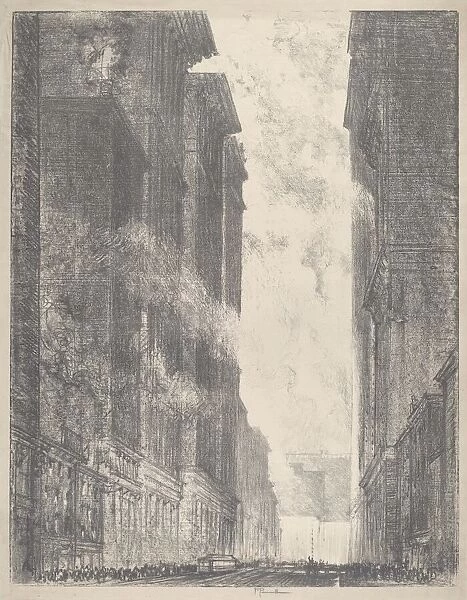 Fourth Avenue, 1910. Creator: Joseph Pennell