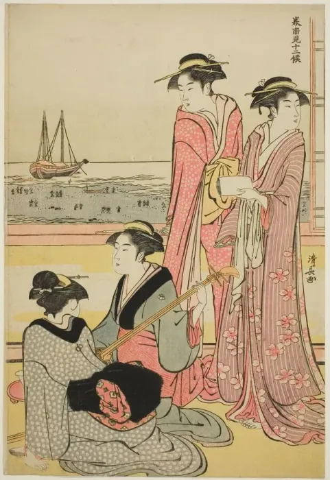 Framed Print : The Fourth Month, from the series Twelve Months in the South (Minami juni ko) Framed Print : The Fourth Month, from the series Twelve Months in the South (Minami juni ko)