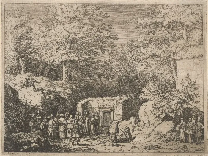 Framed Print : The Fourth Spring, 17th century. Creator: Allart van Everdingen Framed Print : The Fourth Spring, 17th century. Creator: Allart van Everdingen