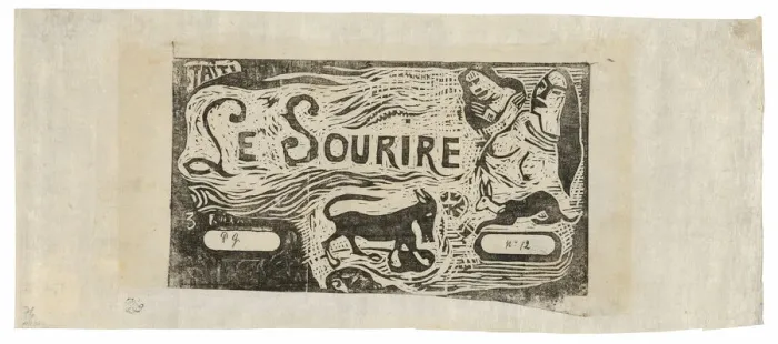 Framed Print : Fox, Busts of Two Women, and a Rabbit, headpiece for Le sourire, 1899 / 1900 Framed Print : Fox, Busts of Two Women, and a Rabbit, headpiece for Le sourire, 1899 / 1900