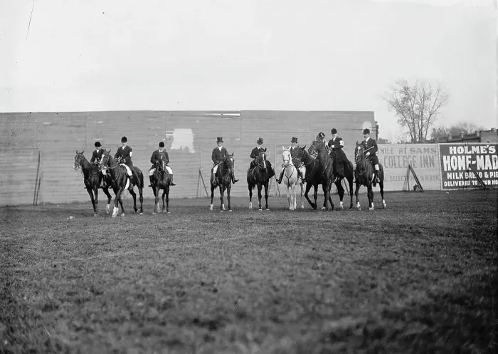Framed Print : Fox Hunters In National Capital Horse Show, 1911. Creator: Harris & Ewing. Fox Hunters In National Capital Horse Show, 1911. Creator: Harris & Ewing Framed Print : Fox Hunters In National Capital Horse Show, 1911. Creator: Harris & Ewing. Fox Hunters In National Capital Horse Show, 1911. Creator: Harris & Ewing
