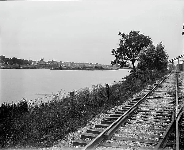 Fox River near Batavia, Ill. between 1880 and 1899. Creator: Unknown