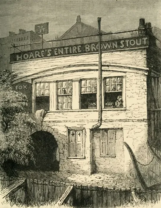 Framed Print : The Fox-Under-The-Hill. (1881). Creator: Unknown Framed Print : The Fox-Under-The-Hill. (1881). Creator: Unknown