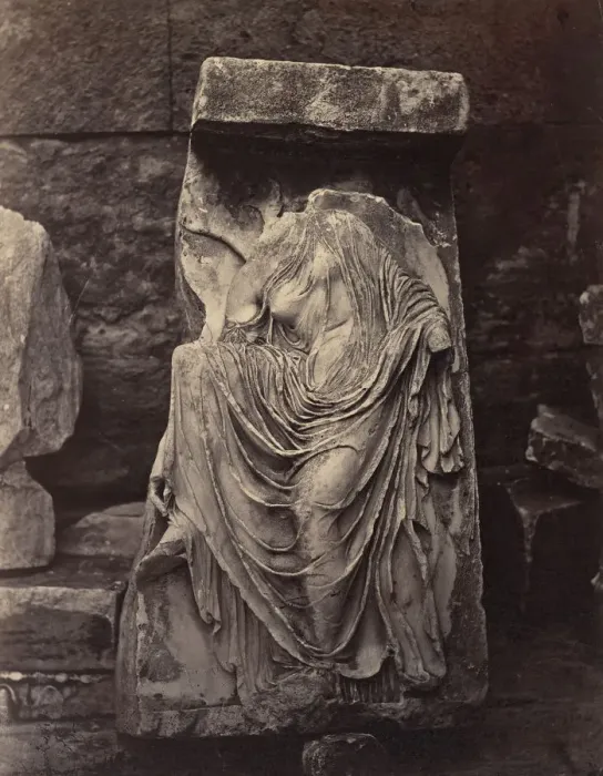 Framed Print : Fragment from Balustrade of the Temple of Athena Nike, Acropolis, Athens, ca. 1882 Framed Print : Fragment from Balustrade of the Temple of Athena Nike, Acropolis, Athens, ca. 1882