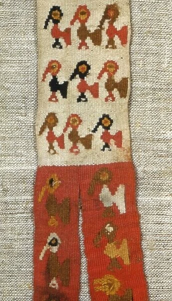 Fragment (Band), Peru, A. D. 1250 / 1532. Creator: Unknown