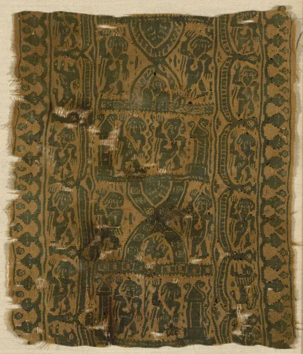 Framed Print : Fragment (Border), Egypt, Roman period (30 B. C- 641 A. D. ), 5th / 6th century Framed Print : Fragment (Border), Egypt, Roman period (30 B. C- 641 A. D. ), 5th / 6th century