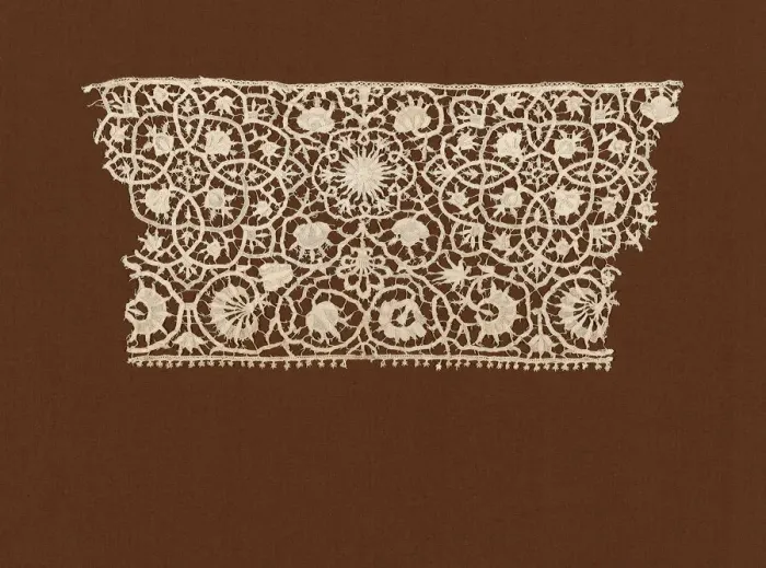 Framed Print : Fragment (Border), Italy, 1620s / 30s. Creator: Unknown Framed Print : Fragment (Border), Italy, 1620s / 30s. Creator: Unknown