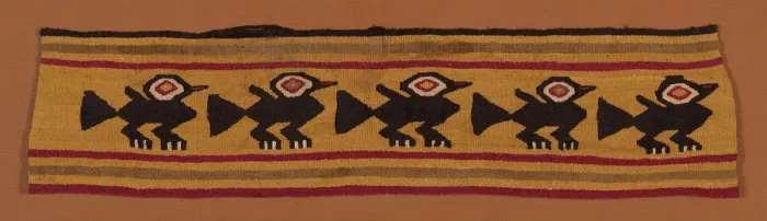 Framed Print : Fragment (Border), Peru, A. D. 1000 / 1476. Creator: Unknown Framed Print : Fragment (Border), Peru, A. D. 1000 / 1476. Creator: Unknown