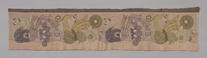 Framed Print : Fragment (Border), Russia, 19th century. Creator: Unknown Framed Print : Fragment (Border), Russia, 19th century. Creator: Unknown