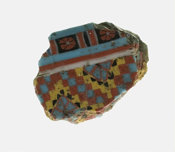 Fragment of a Checkerboard Patterned Inlay, Italy, Ptolemaic Period, (1st century BCE)