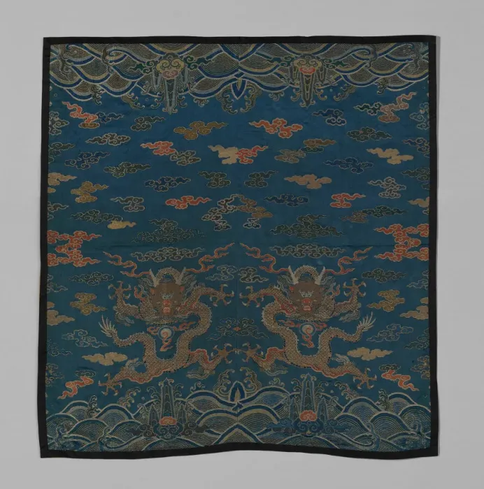 Framed Print : Fragment, China, Qing dynasty (1644-1911), 1700 / 50. Creator: Unknown Framed Print : Fragment, China, Qing dynasty (1644-1911), 1700 / 50. Creator: Unknown