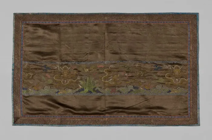 Framed Print : Fragment (Dress Fabric), China, Qing dynasty (1644-1911), 1800 / 25. Creator: Unknown Framed Print : Fragment (Dress Fabric), China, Qing dynasty (1644-1911), 1800 / 25. Creator: Unknown