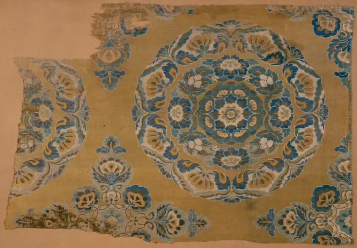 Framed Print : Fragment (Dress Fabric), China, Tang dynasty (A. D. 618-906), late 8th / early 9th century Framed Print : Fragment (Dress Fabric), China, Tang dynasty (A. D. 618-906), late 8th / early 9th century