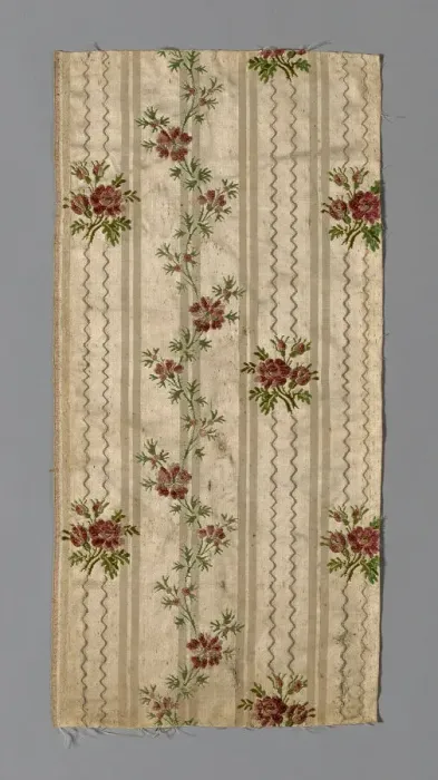 Framed Print : Fragment (Dress Fabric), France, 1750 / 1800. Creator: Unknown Framed Print : Fragment (Dress Fabric), France, 1750 / 1800. Creator: Unknown