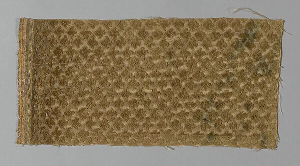 Fragment (Dress Fabric), Italy, 17th century. Creator: Unknown