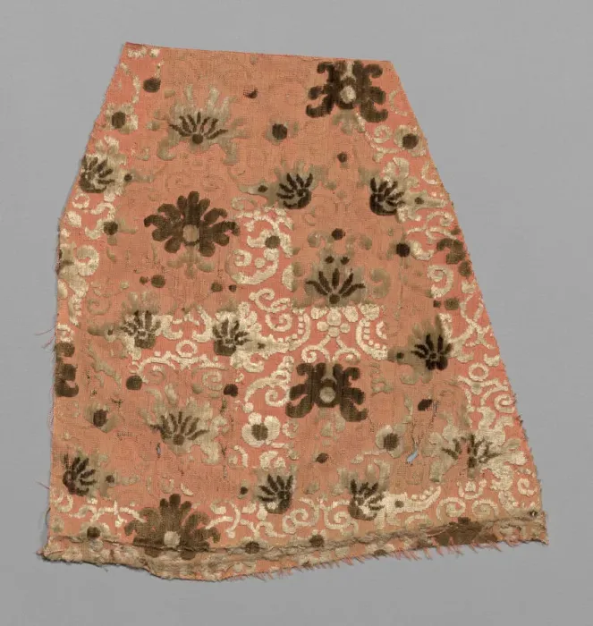 Framed Print : Fragment (Dress Fabric), Italy, 16th / 17th century. Creator: Unknown Framed Print : Fragment (Dress Fabric), Italy, 16th / 17th century. Creator: Unknown