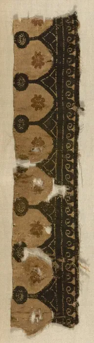 Framed Print : Fragment, Egypt, Roman period (30 B. C. - 641 A. D. ), 5th / 6th century. Creator: Unknown Framed Print : Fragment, Egypt, Roman period (30 B. C. - 641 A. D. ), 5th / 6th century. Creator: Unknown