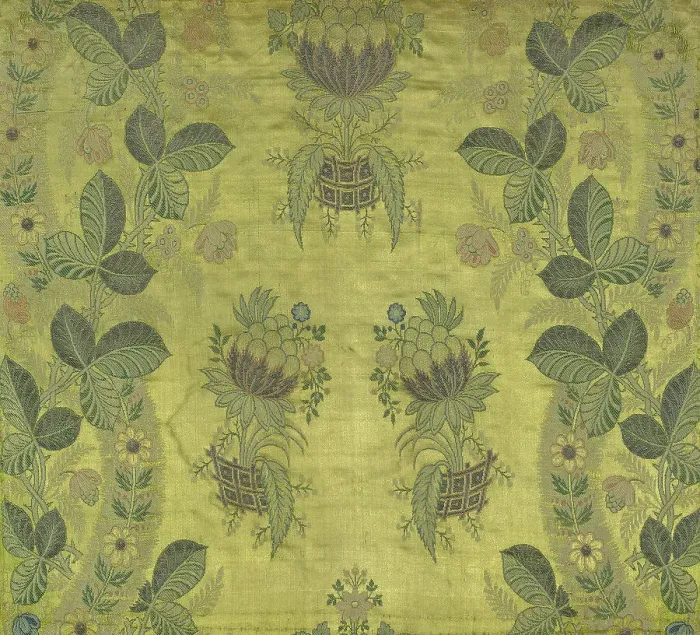 Framed Print : Fragment, England, c. 1720 / 24. Creator: Unknown Framed Print : Fragment, England, c. 1720 / 24. Creator: Unknown