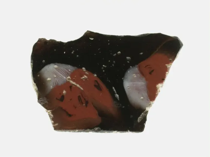 Framed Print : Fragment of a Floral Inlay, 1st century BCE-1st century CE. Creator: Unknown Framed Print : Fragment of a Floral Inlay, 1st century BCE-1st century CE. Creator: Unknown